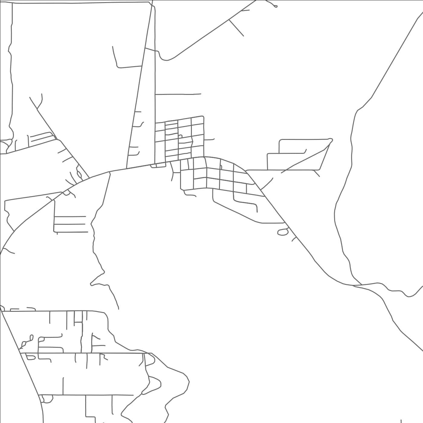 ROAD MAP OF EAGLE NEST, NEW MEXICO BY MAPBAKES