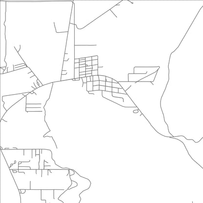 ROAD MAP OF EAGLE NEST, NEW MEXICO BY MAPBAKES