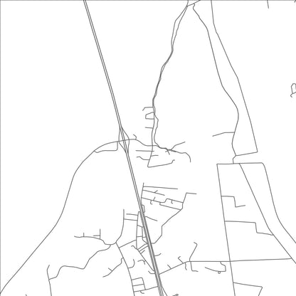 ROAD MAP OF ESCONDIDA, NEW MEXICO BY MAPBAKES