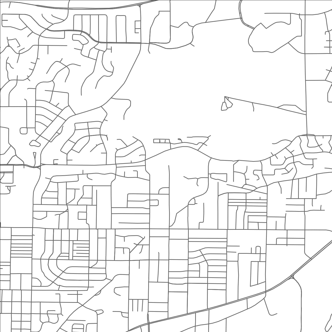 ROAD MAP OF FARMINGTON, NEW MEXICO BY MAPBAKES