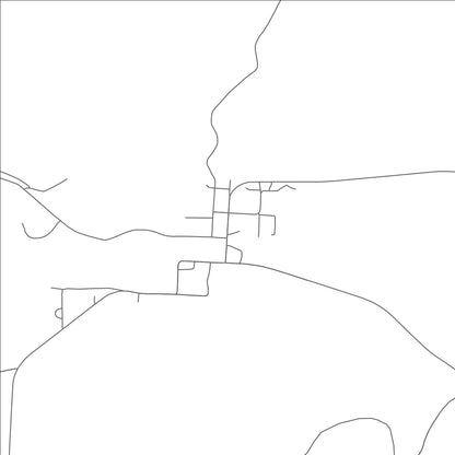 ROAD MAP OF FOLSOM, NEW MEXICO BY MAPBAKES