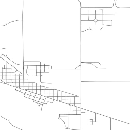 ROAD MAP OF FORT SUMNER, NEW MEXICO BY MAPBAKES