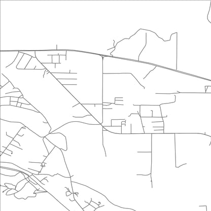 ROAD MAP OF FRUITLAND, NEW MEXICO BY MAPBAKES