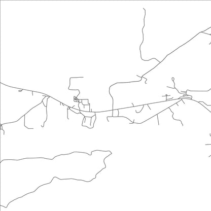 ROAD MAP OF GALLINA, NEW MEXICO BY MAPBAKES