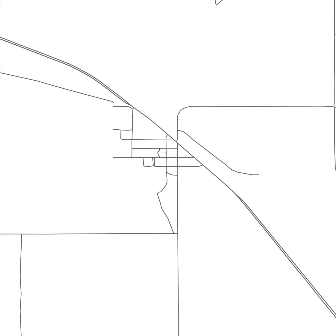 ROAD MAP OF GRENVILLE, NEW MEXICO BY MAPBAKES