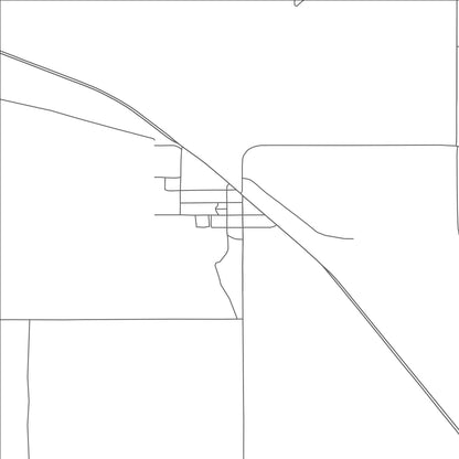 ROAD MAP OF GRENVILLE, NEW MEXICO BY MAPBAKES