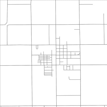 ROAD MAP OF HAGERMAN, NEW MEXICO BY MAPBAKES