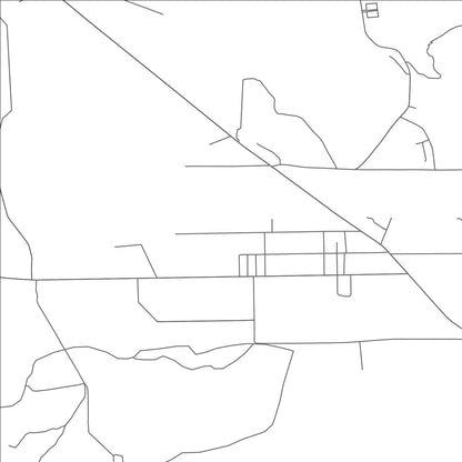 ROAD MAP OF HAPPY VALLEY, NEW MEXICO BY MAPBAKES