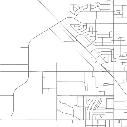 ROAD MAP OF HOBBS, NEW MEXICO BY MAPBAKES