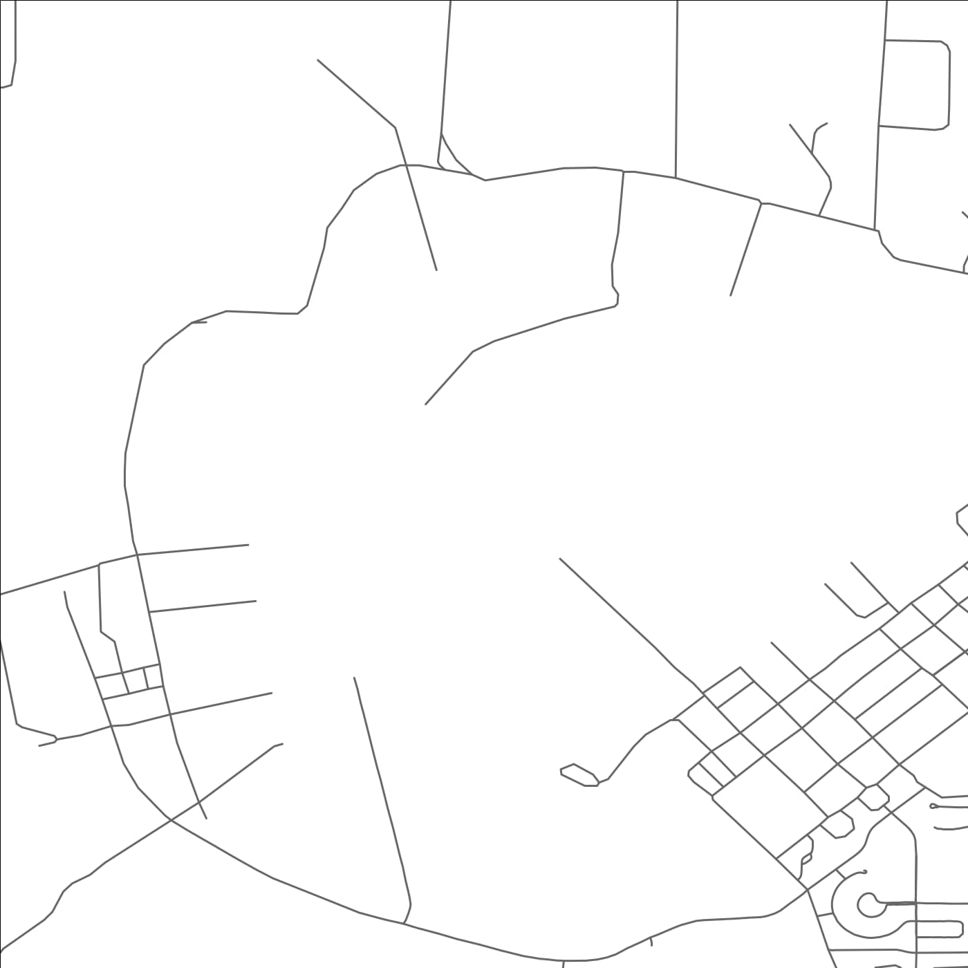 ROAD MAP OF HOLLOMAN AFB, NEW MEXICO BY MAPBAKES