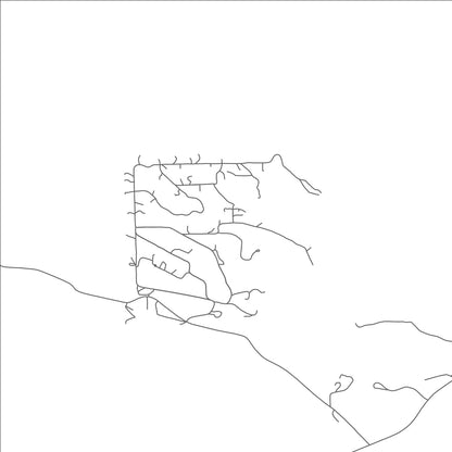 ROAD MAP OF HOMESTEAD, NEW MEXICO BY MAPBAKES