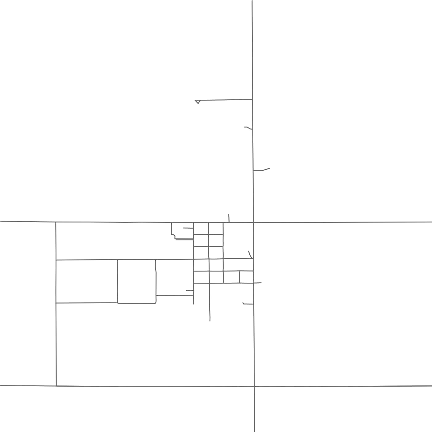 ROAD MAP OF HOUSE, NEW MEXICO BY MAPBAKES