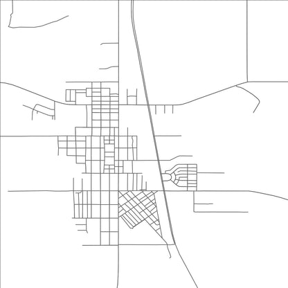 ROAD MAP OF JAL, NEW MEXICO BY MAPBAKES