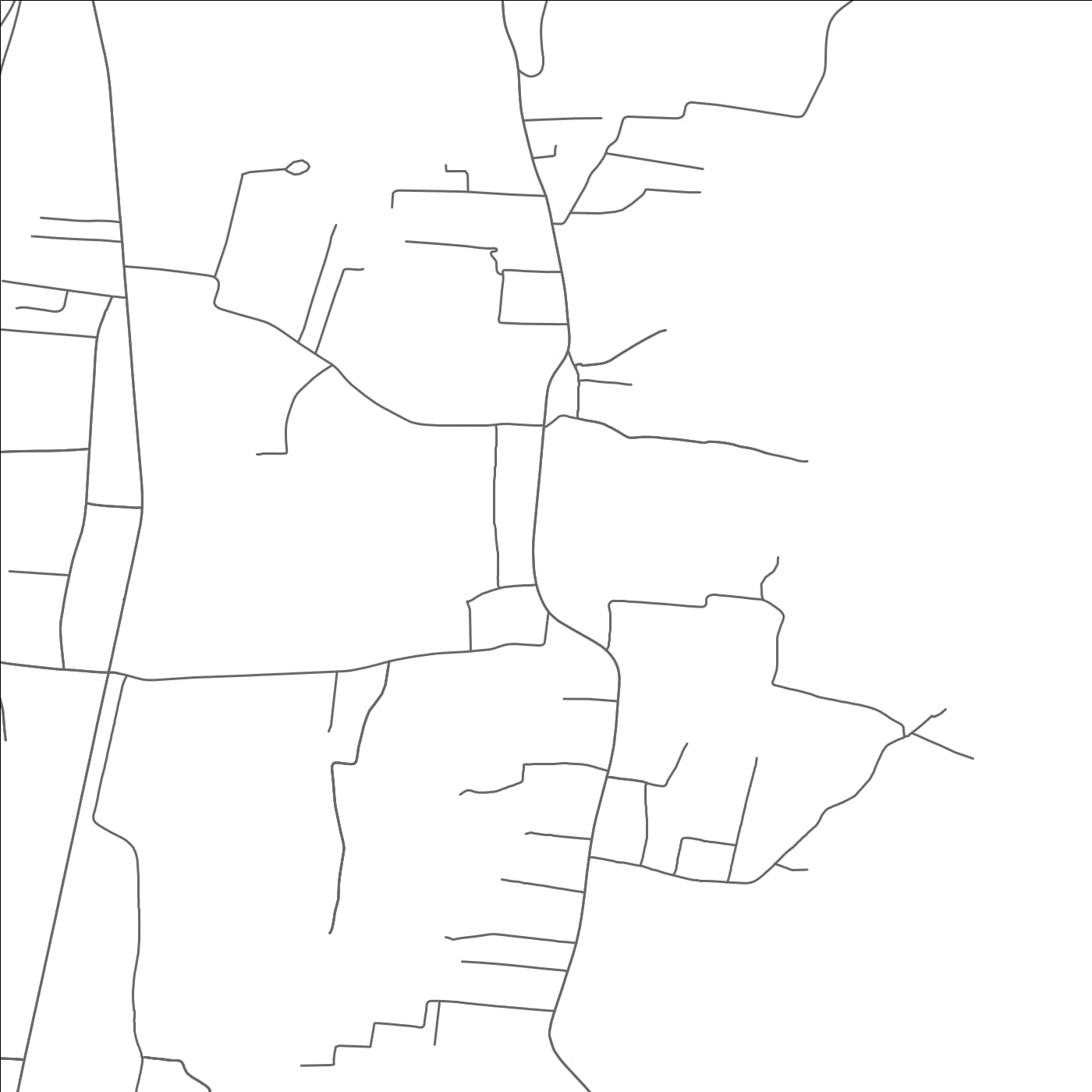 ROAD MAP OF JARALES, NEW MEXICO BY MAPBAKES