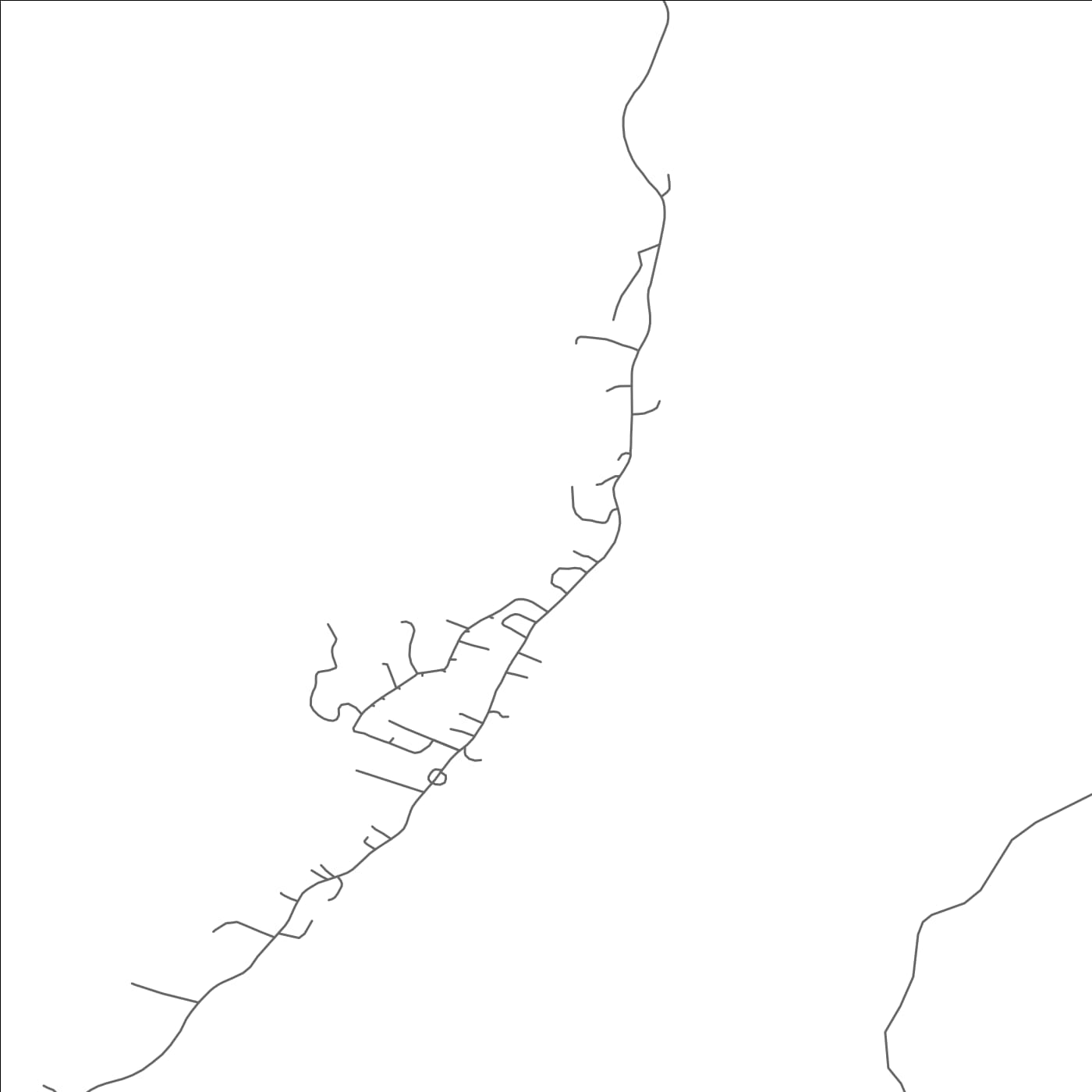 ROAD MAP OF JEMEZ SPRINGS, NEW MEXICO BY MAPBAKES