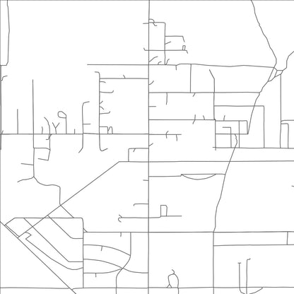 ROAD MAP OF KEELER FARM, NEW MEXICO BY MAPBAKES