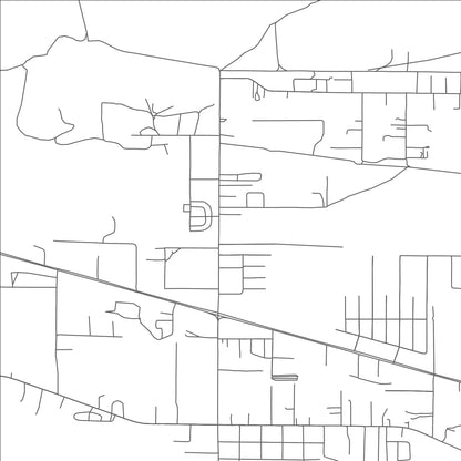 ROAD MAP OF KIRTLAND, NEW MEXICO BY MAPBAKES