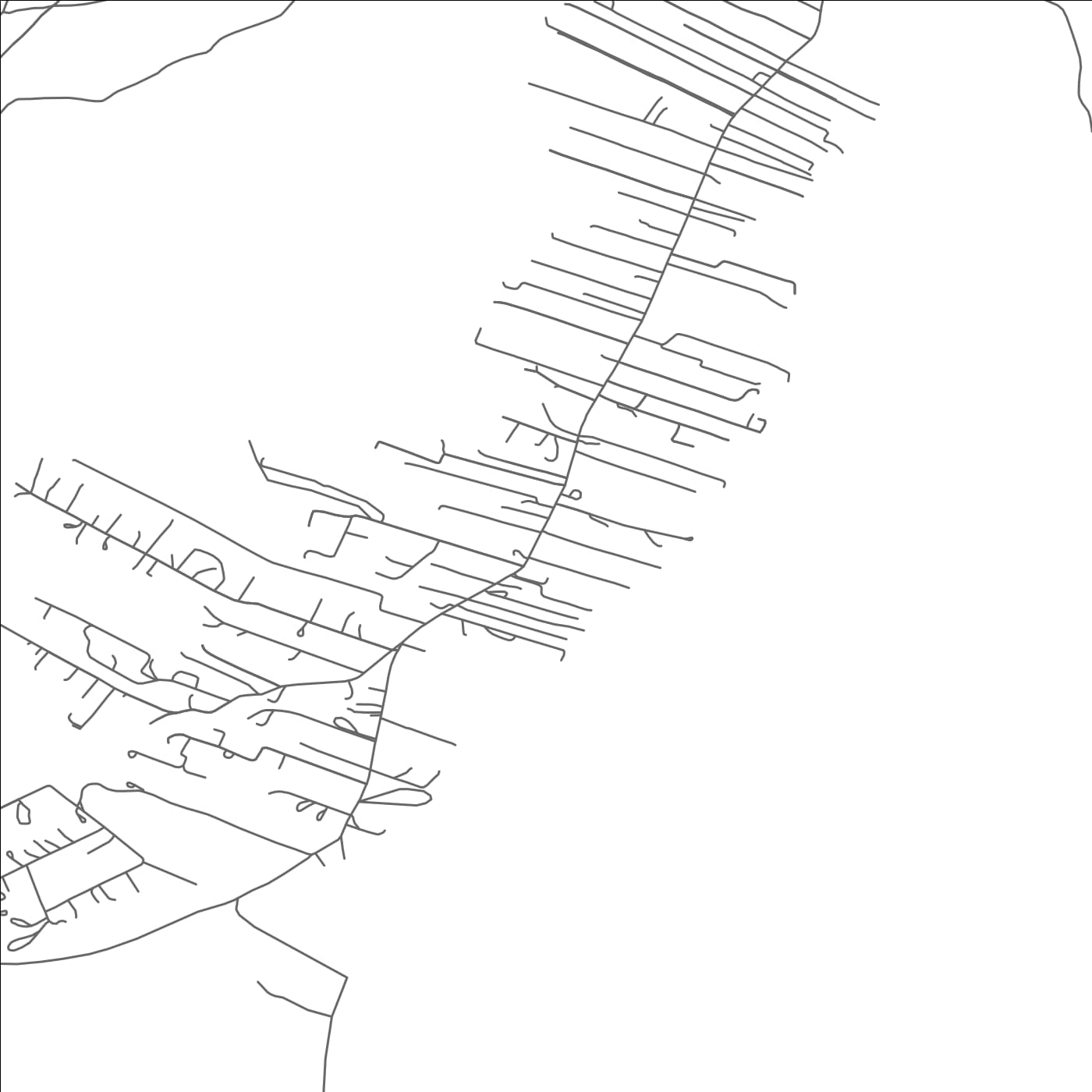 ROAD MAP OF LA MESILLA, NEW MEXICO BY MAPBAKES