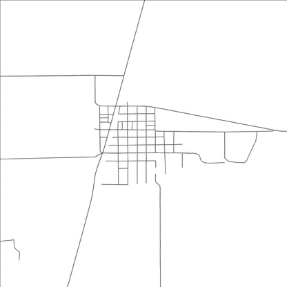 ROAD MAP OF LAKE ARTHUR, NEW MEXICO BY MAPBAKES