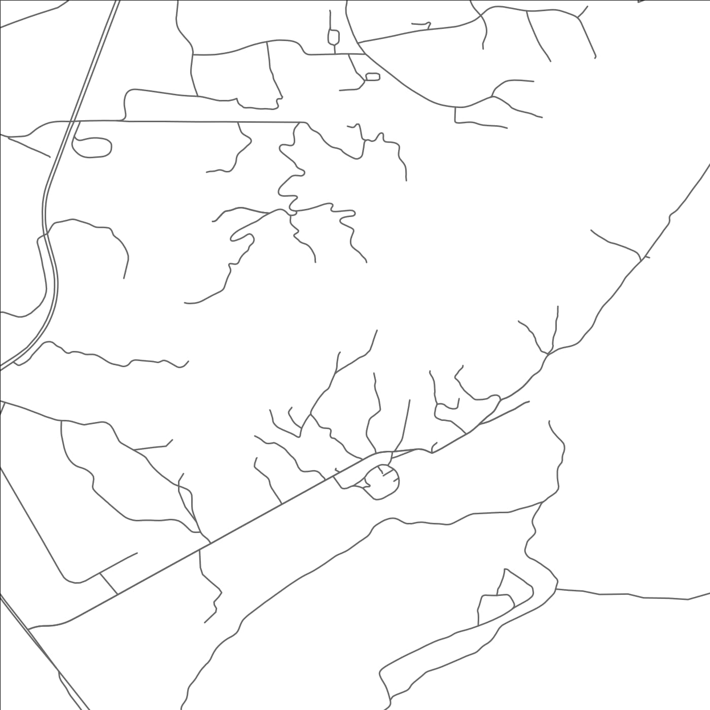 ROAD MAP OF LAMY, NEW MEXICO BY MAPBAKES