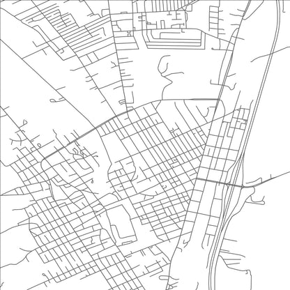 ROAD MAP OF LAS VEGAS, NEW MEXICO BY MAPBAKES