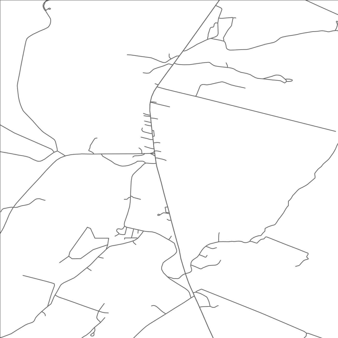 ROAD MAP OF LOS OJOS, NEW MEXICO BY MAPBAKES