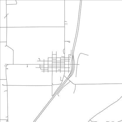 ROAD MAP OF MAXWELL, NEW MEXICO BY MAPBAKES