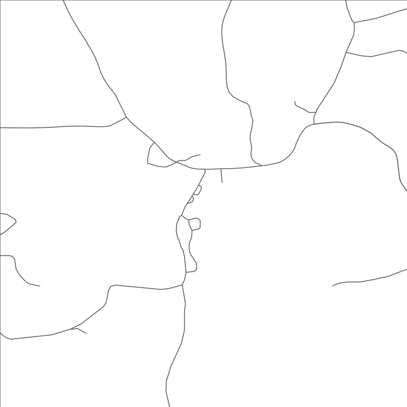 ROAD MAP OF MCGAFFEY, NEW MEXICO BY MAPBAKES