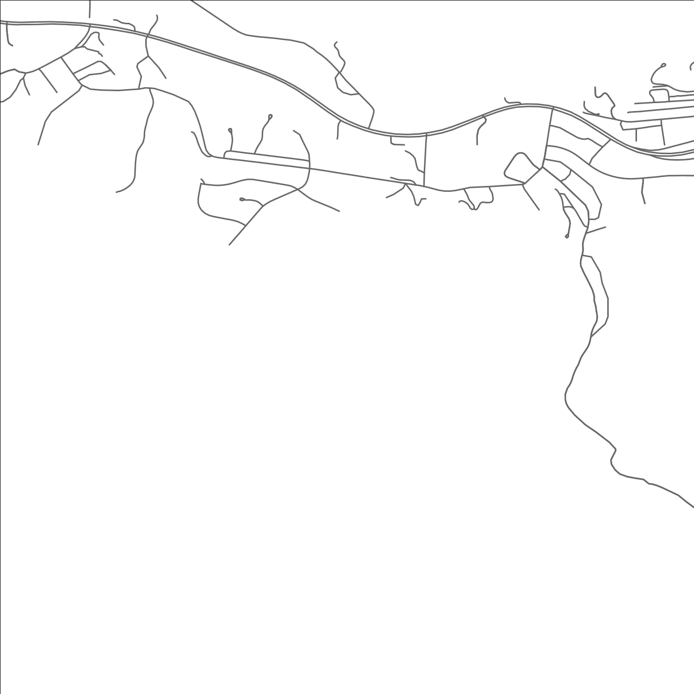 ROAD MAP OF MESCALERO, NEW MEXICO BY MAPBAKES