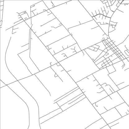 ROAD MAP OF MESILLA, NEW MEXICO BY MAPBAKES