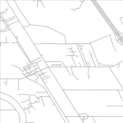 ROAD MAP OF MESQUITE, NEW MEXICO BY MAPBAKES