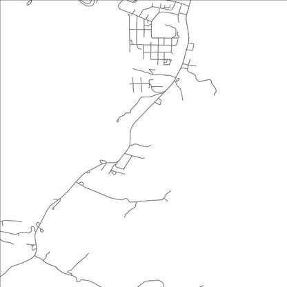 ROAD MAP OF MIDDLE FRISCO, NEW MEXICO BY MAPBAKES