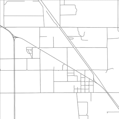 ROAD MAP OF MIDWAY, NEW MEXICO BY MAPBAKES