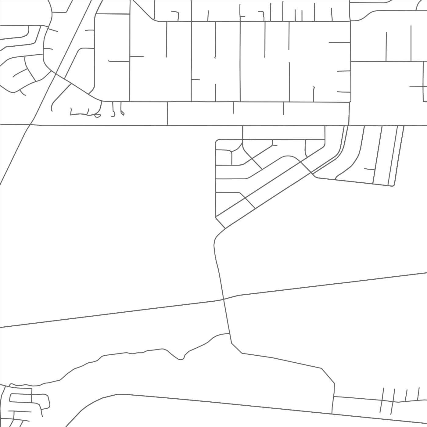 ROAD MAP OF MONTEREY PARK, NEW MEXICO BY MAPBAKES