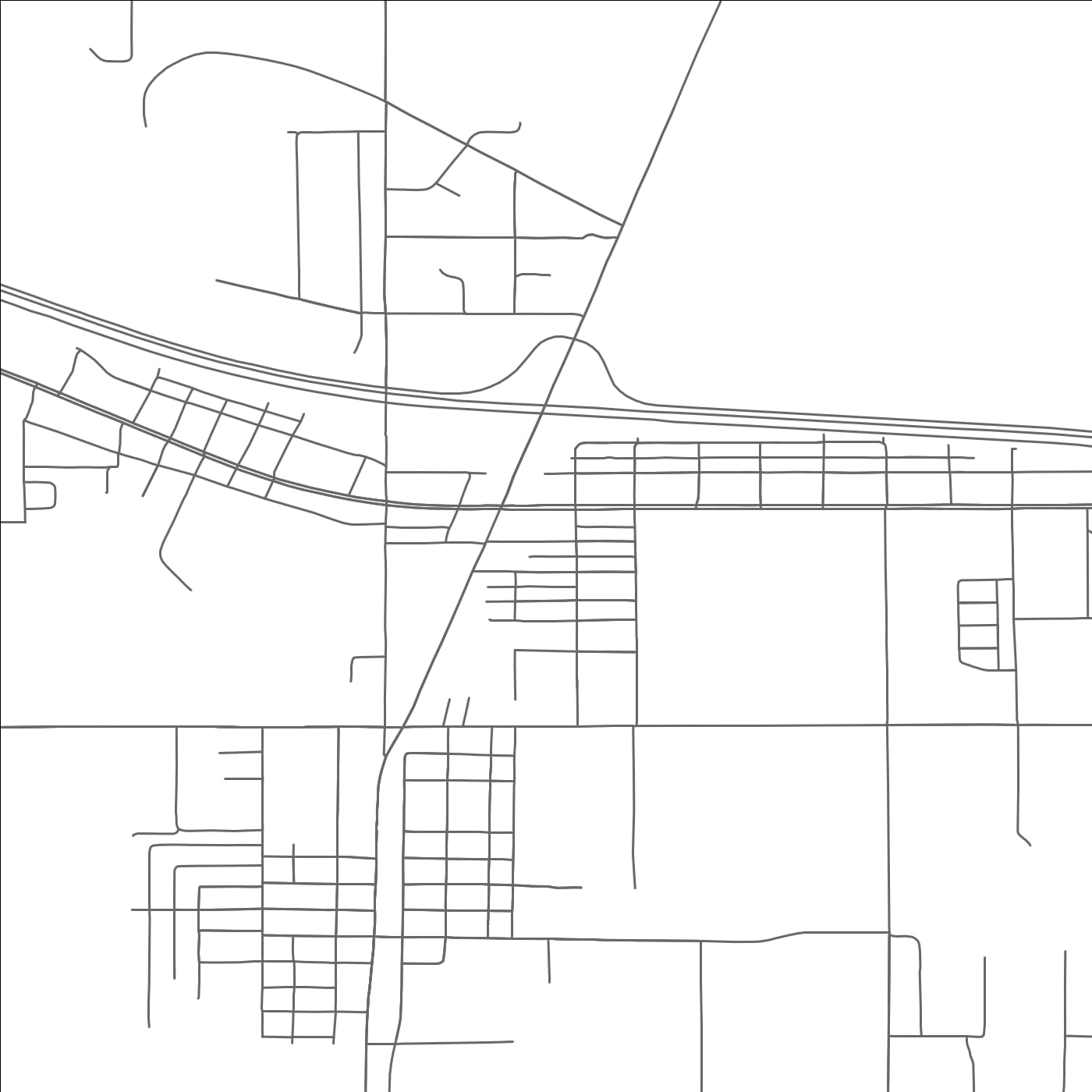 ROAD MAP OF MORIARTY, NEW MEXICO BY MAPBAKES