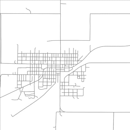 ROAD MAP OF MOUNTAINAIR, NEW MEXICO BY MAPBAKES