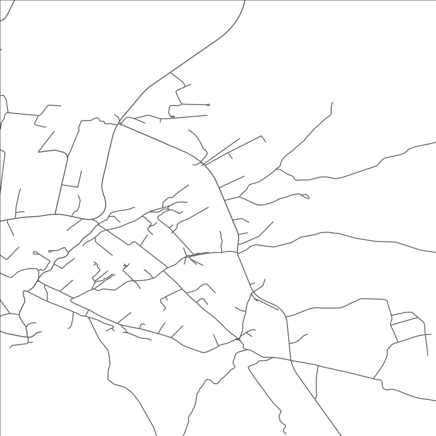 ROAD MAP OF NAMBE, NEW MEXICO BY MAPBAKES