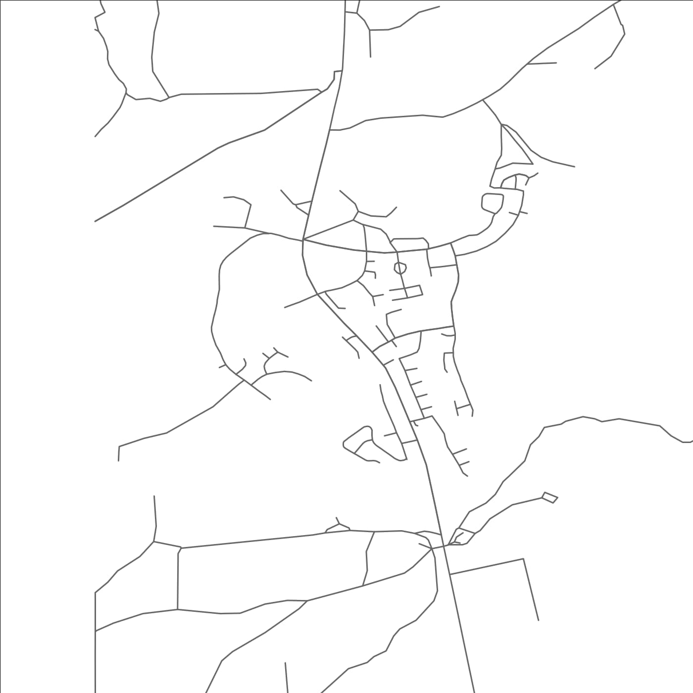 ROAD MAP OF NAVAJO, NEW MEXICO BY MAPBAKES