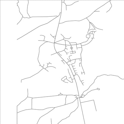 ROAD MAP OF NAVAJO, NEW MEXICO BY MAPBAKES