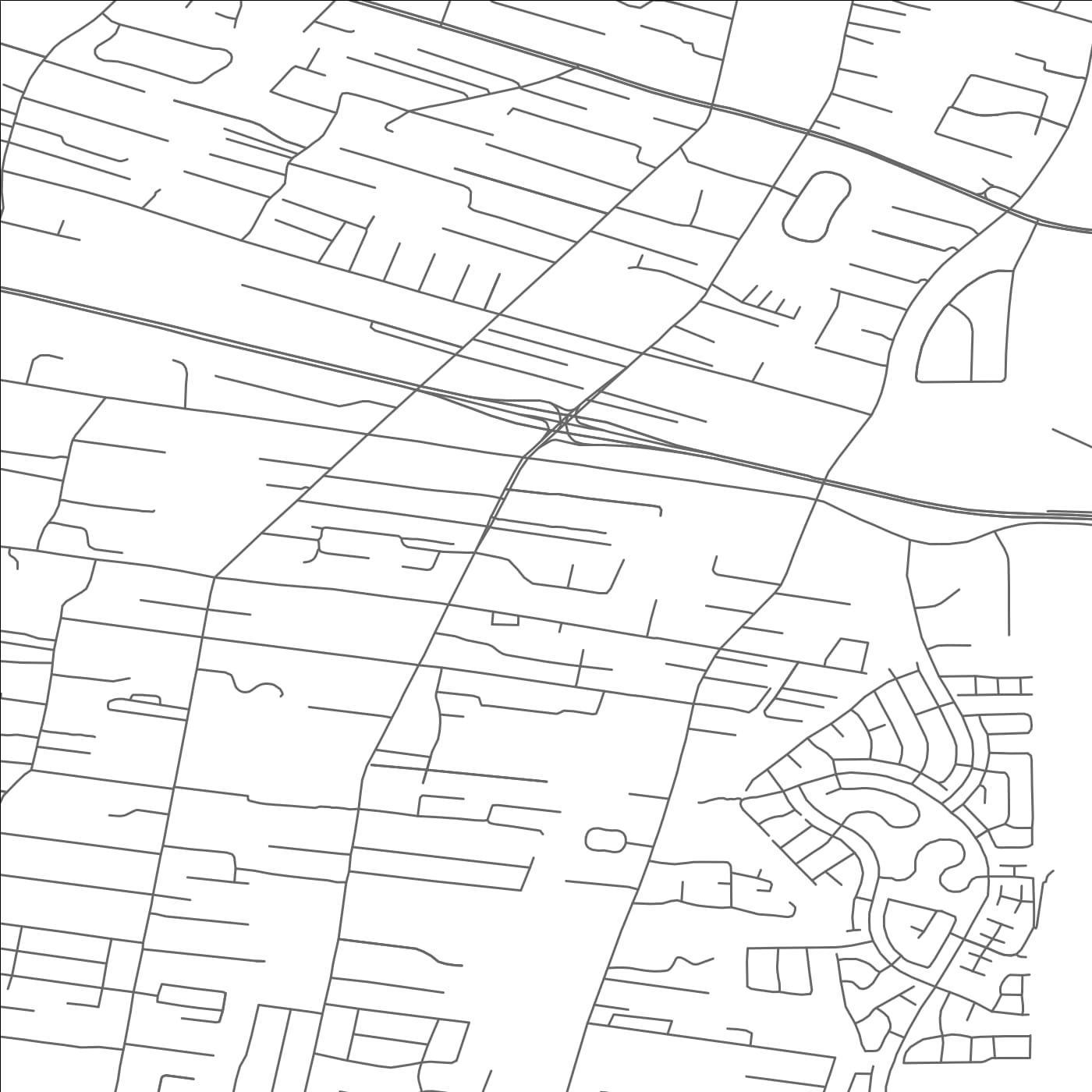 ROAD MAP OF NORTH VALLEY, NEW MEXICO BY MAPBAKES