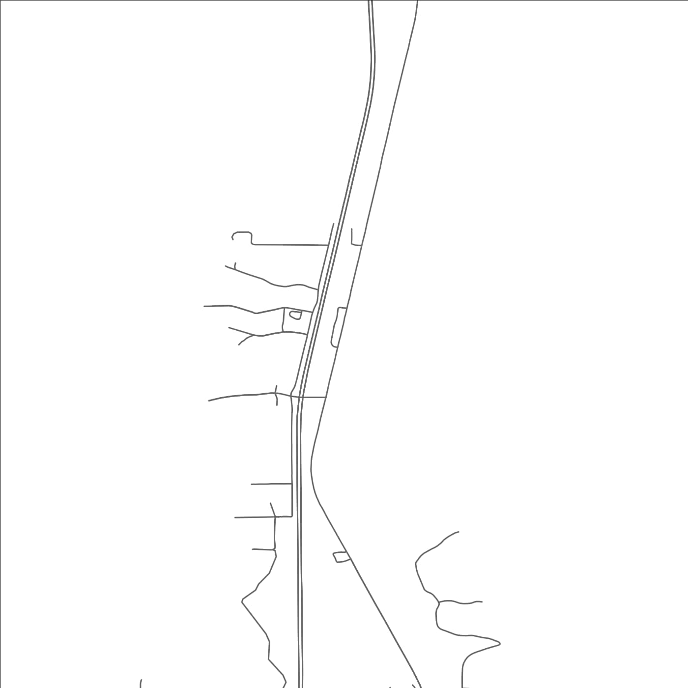 ROAD MAP OF OASIS, NEW MEXICO BY MAPBAKES