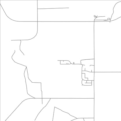 ROAD MAP OF OJO AMARILLO, NEW MEXICO BY MAPBAKES