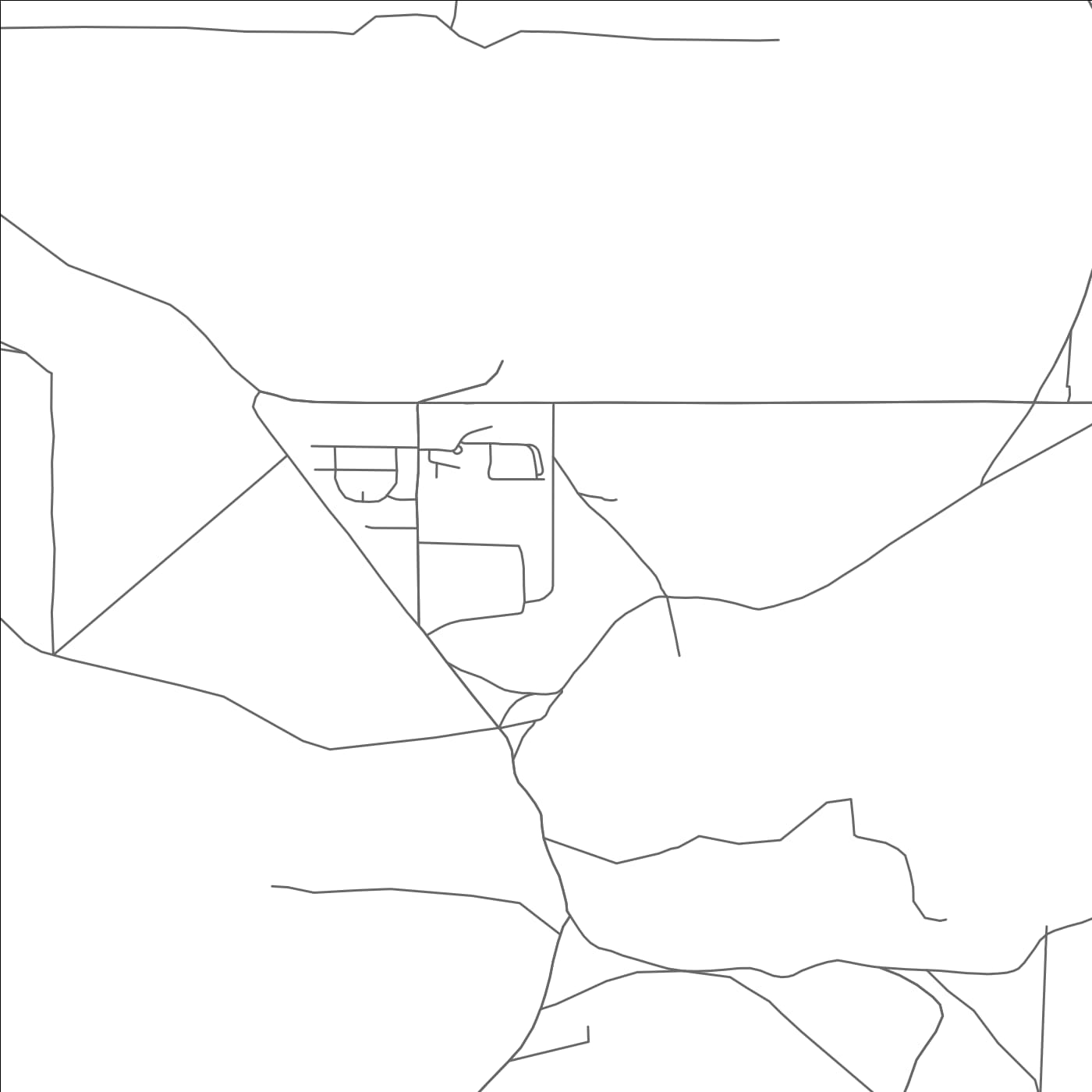 ROAD MAP OF OJO ENCINO, NEW MEXICO BY MAPBAKES