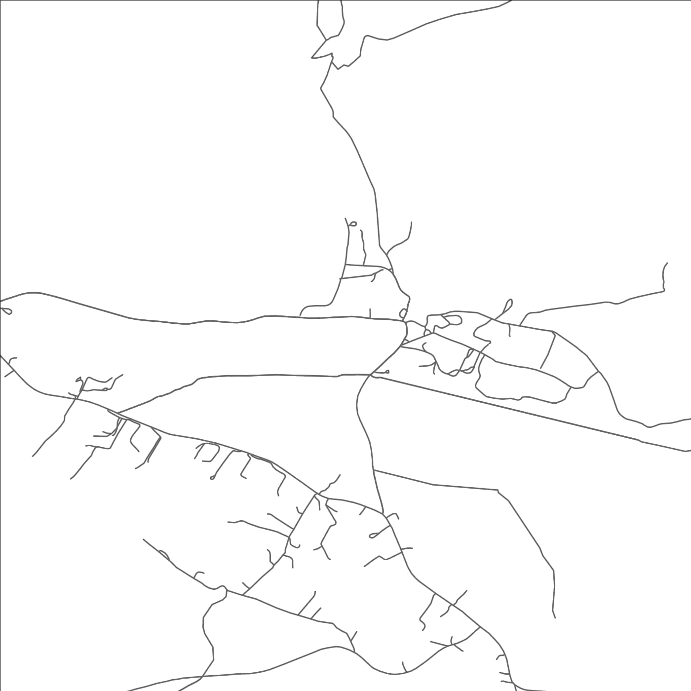 ROAD MAP OF PICURIS PUEBLO, NEW MEXICO BY MAPBAKES