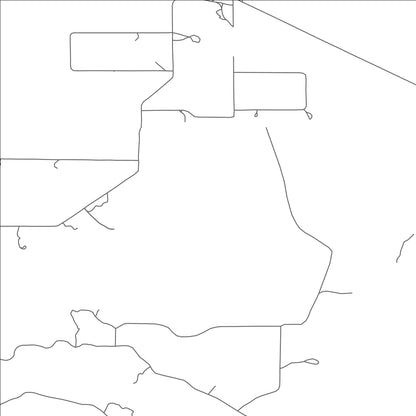 ROAD MAP OF PIE TOWN, NEW MEXICO BY MAPBAKES