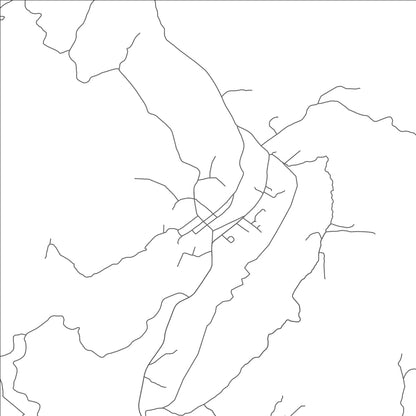 ROAD MAP OF PINOS ALTOS, NEW MEXICO BY MAPBAKES