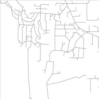 ROAD MAP OF PONDEROSA PINE, NEW MEXICO BY MAPBAKES