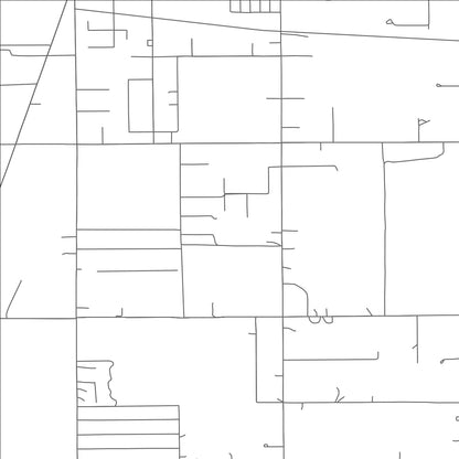 ROAD MAP OF PULPOTIO BAREAS, NEW MEXICO BY MAPBAKES