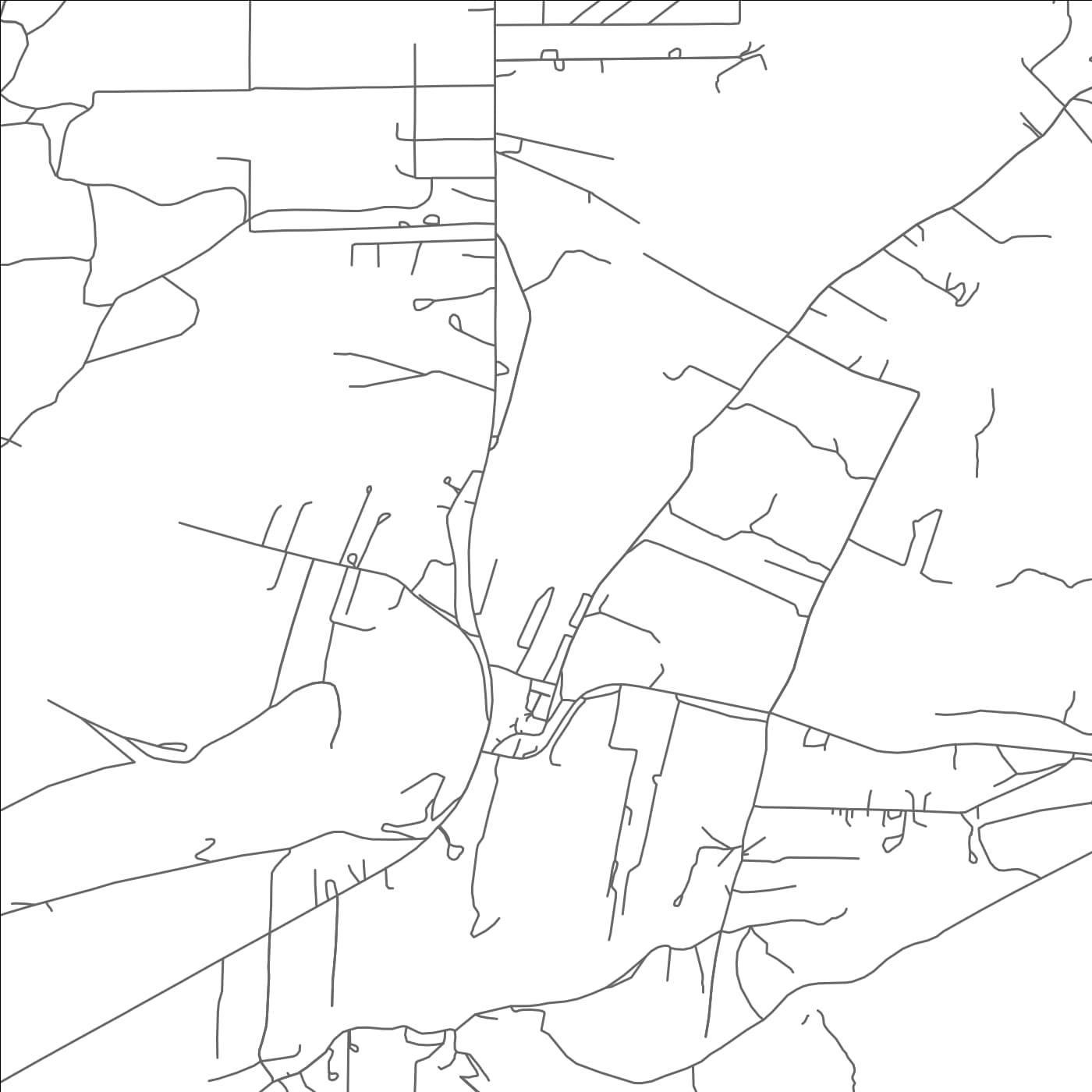 ROAD MAP OF QUESTA, NEW MEXICO BY MAPBAKES