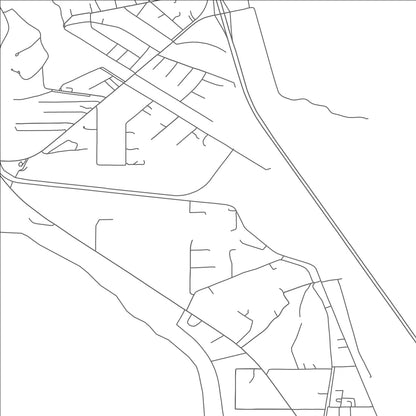 ROAD MAP OF RADIUM SPRINGS, NEW MEXICO BY MAPBAKES